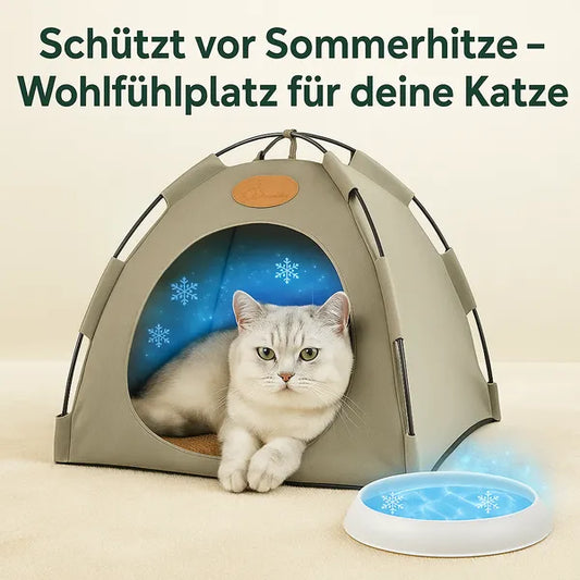 Katzen Kühlzelt