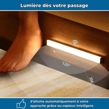Lampe LED 30 cm avec détecteur de mouvement