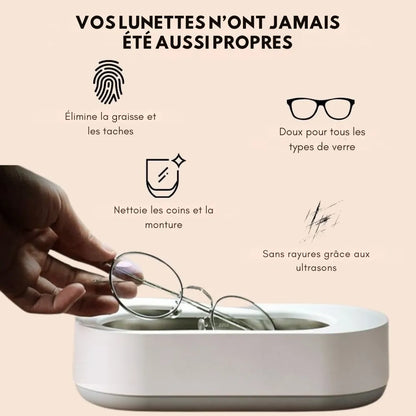 Nettoyeur à ultrasons lunettes