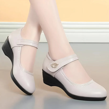 Chaussures souples confortables en cuir PU