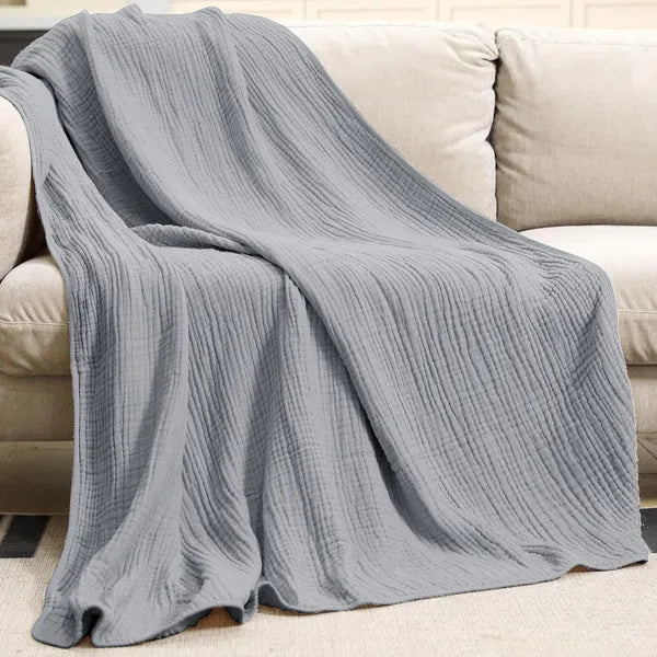 Couverture Douce en Mousseline