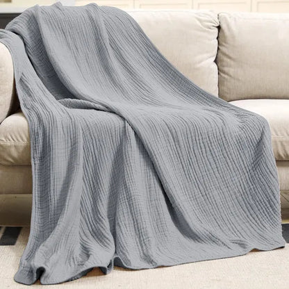 Couverture Douce en Mousseline