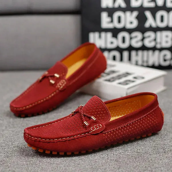 Mocassins cuir homme respirant