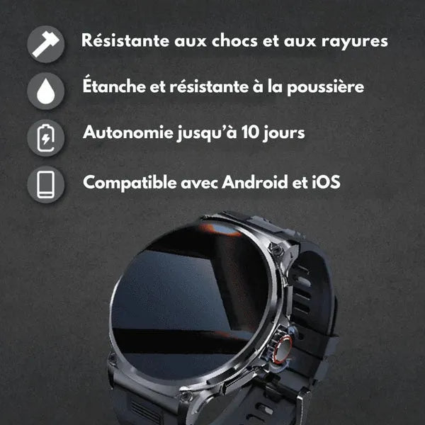 Montre Résistante Homme – Ultra robuste et connectée