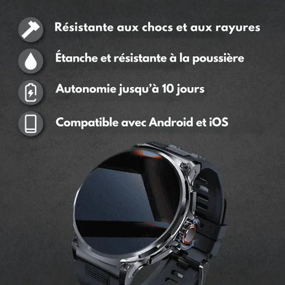 Montre Résistante Homme – Ultra robuste et connectée