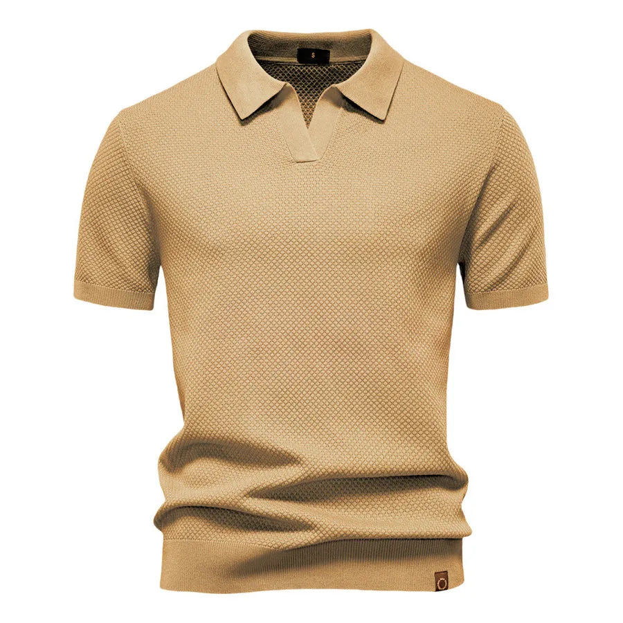 Strukturiertes Poloshirt für Herren