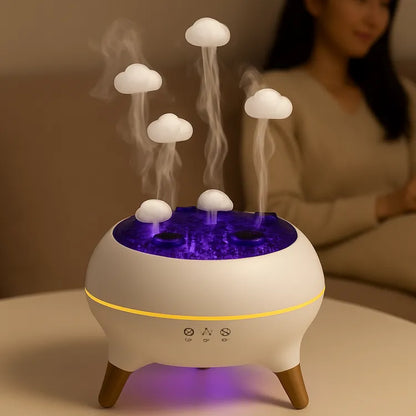 Diffuseur d'Huiles Essentielles à Effet Brume Apaisante