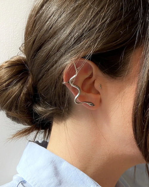 Boucle d'oreil serpent