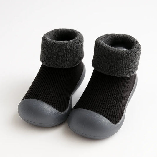 Chaussons bébé en coton épais