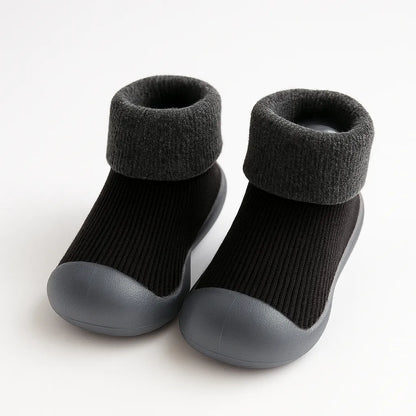 Chaussons bébé en coton épais