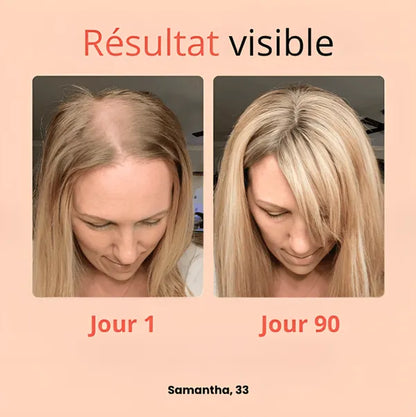 Brosse capillaire lumière rouge