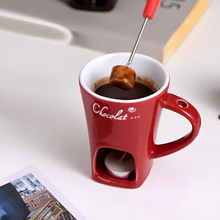 Tasse avec compartiment pour bougie