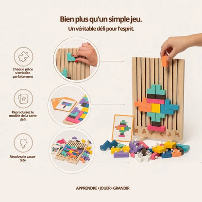 3D-Holzpuzzle für Kinder