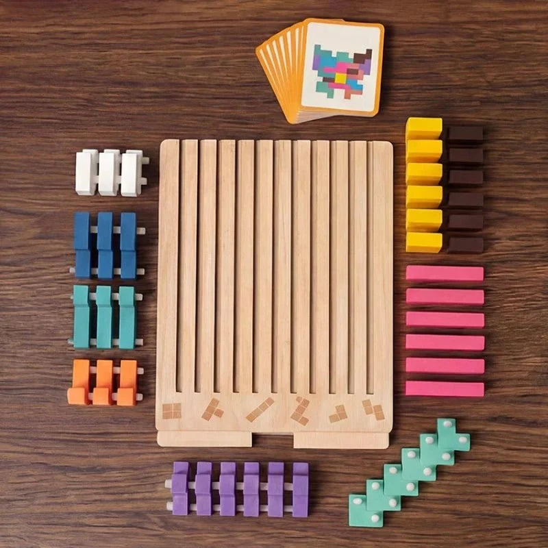 3D-Holzpuzzle für Kinder