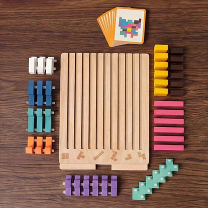 3D-Holzpuzzle für Kinder