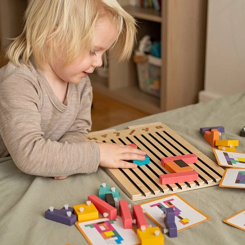 3D-Holzpuzzle für Kinder