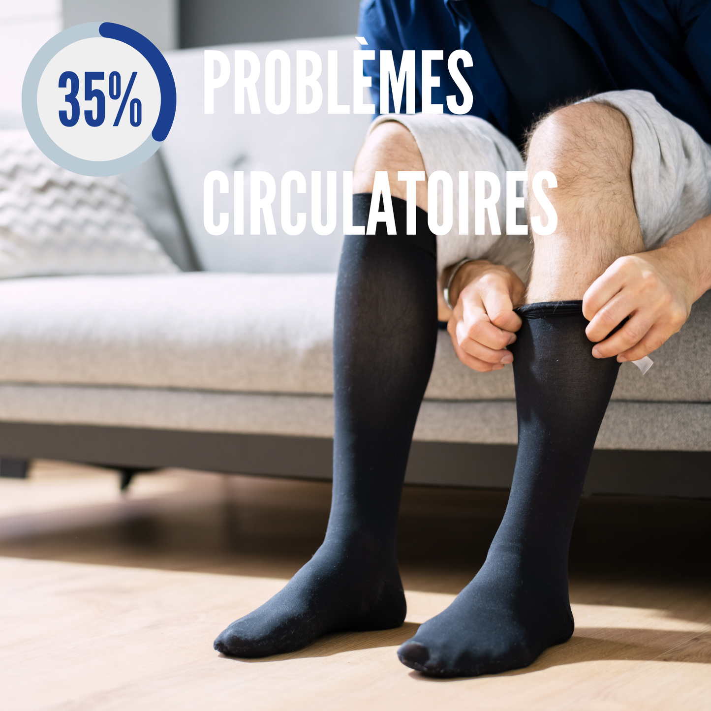 Chaussettes De Contention Unisexe