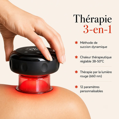 Ventouse de Massage Multifonction avec Lumière Rouge