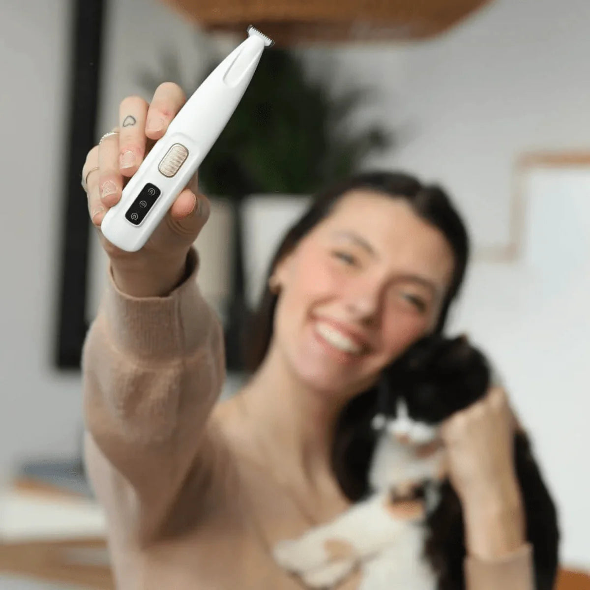 Tondeuse silencieuse pour chats