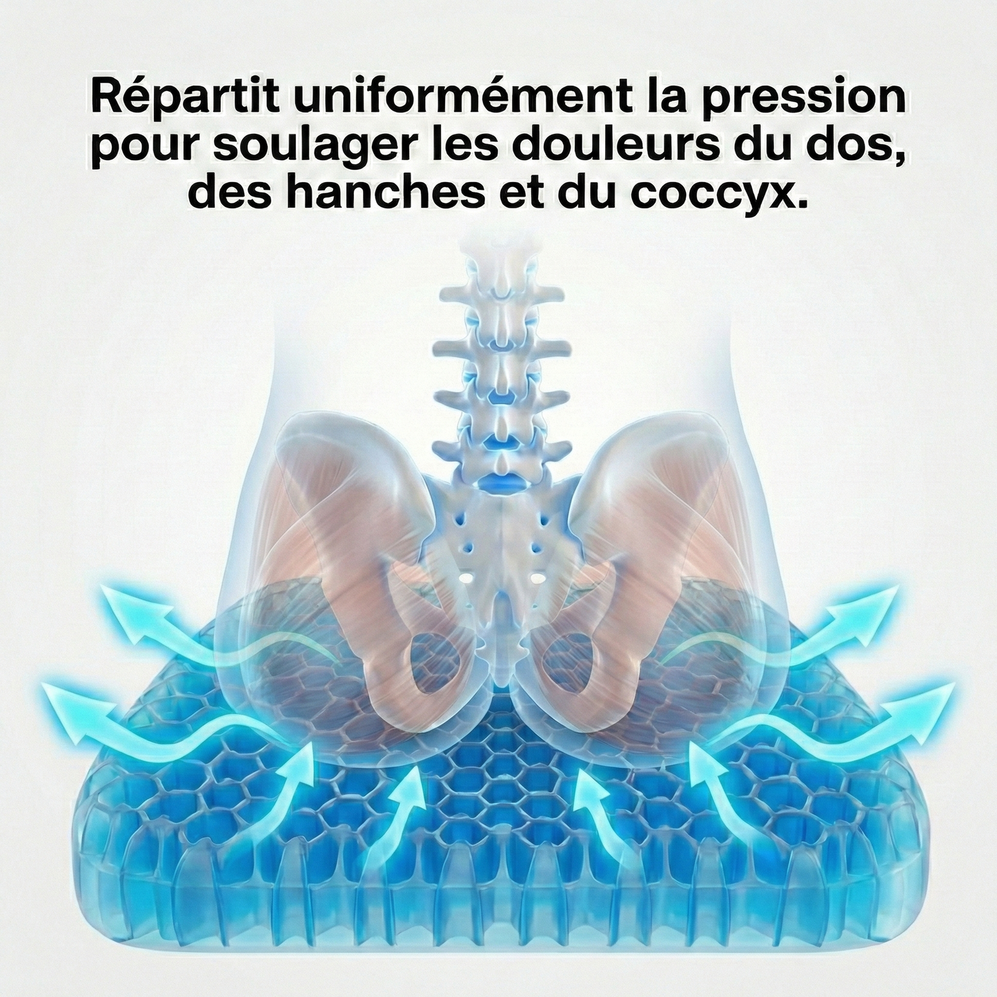 Ergonomisches Kissen gegen Schmerzen