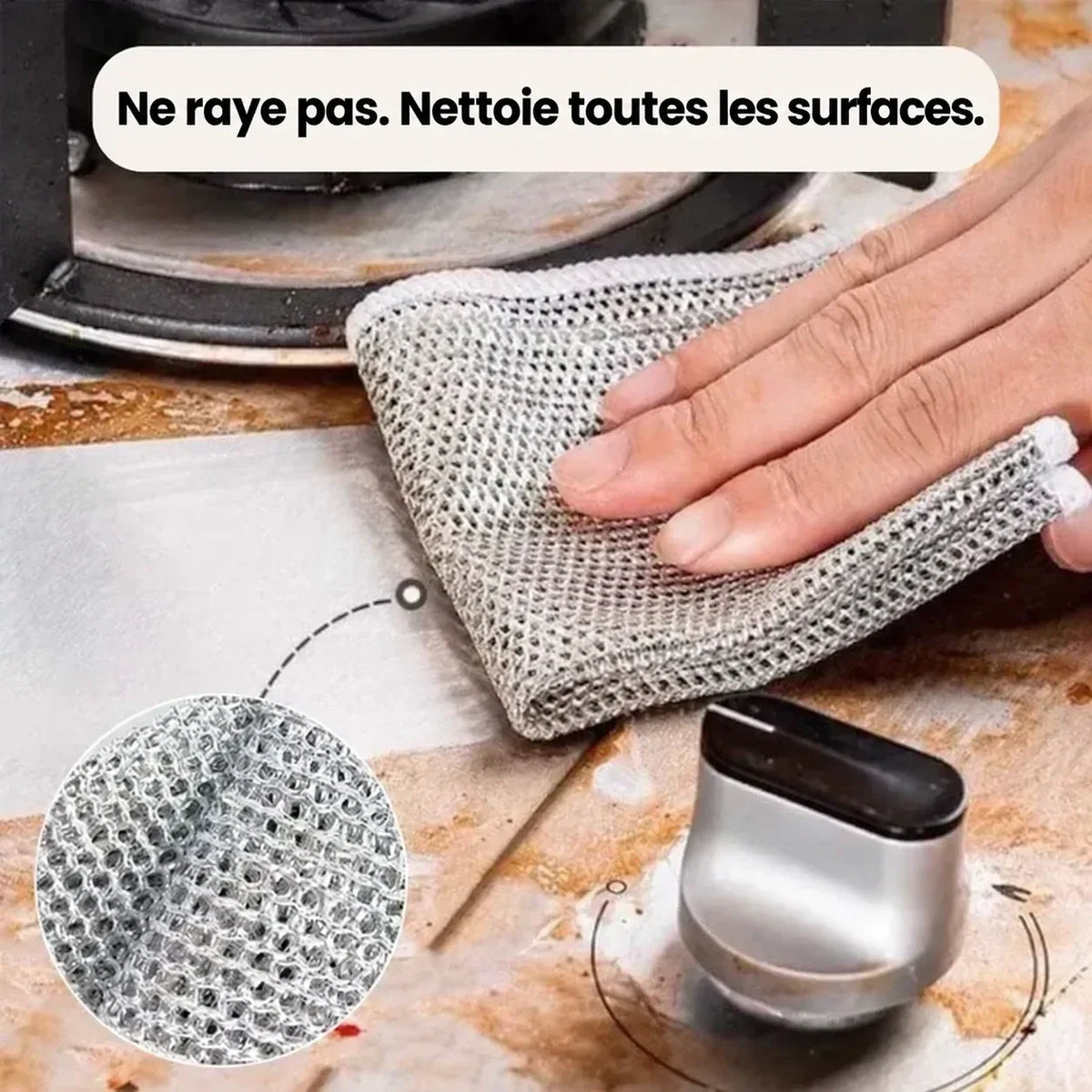 Chiffons de Nettoyage Anti-Rayures Réutilisables