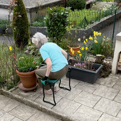 Genouillère ergonomique pour jardinage