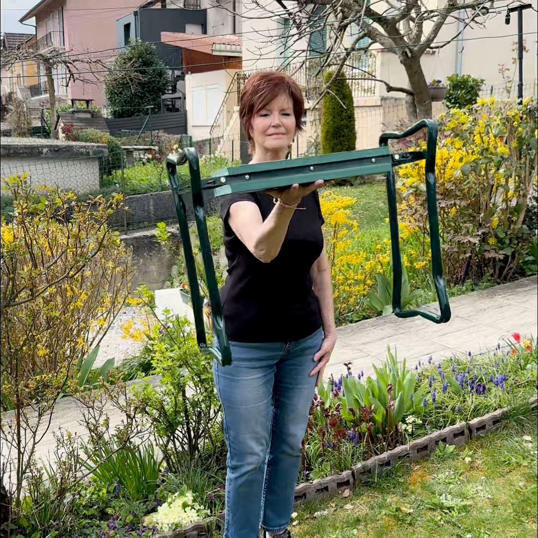 Genouillère ergonomique pour jardinage