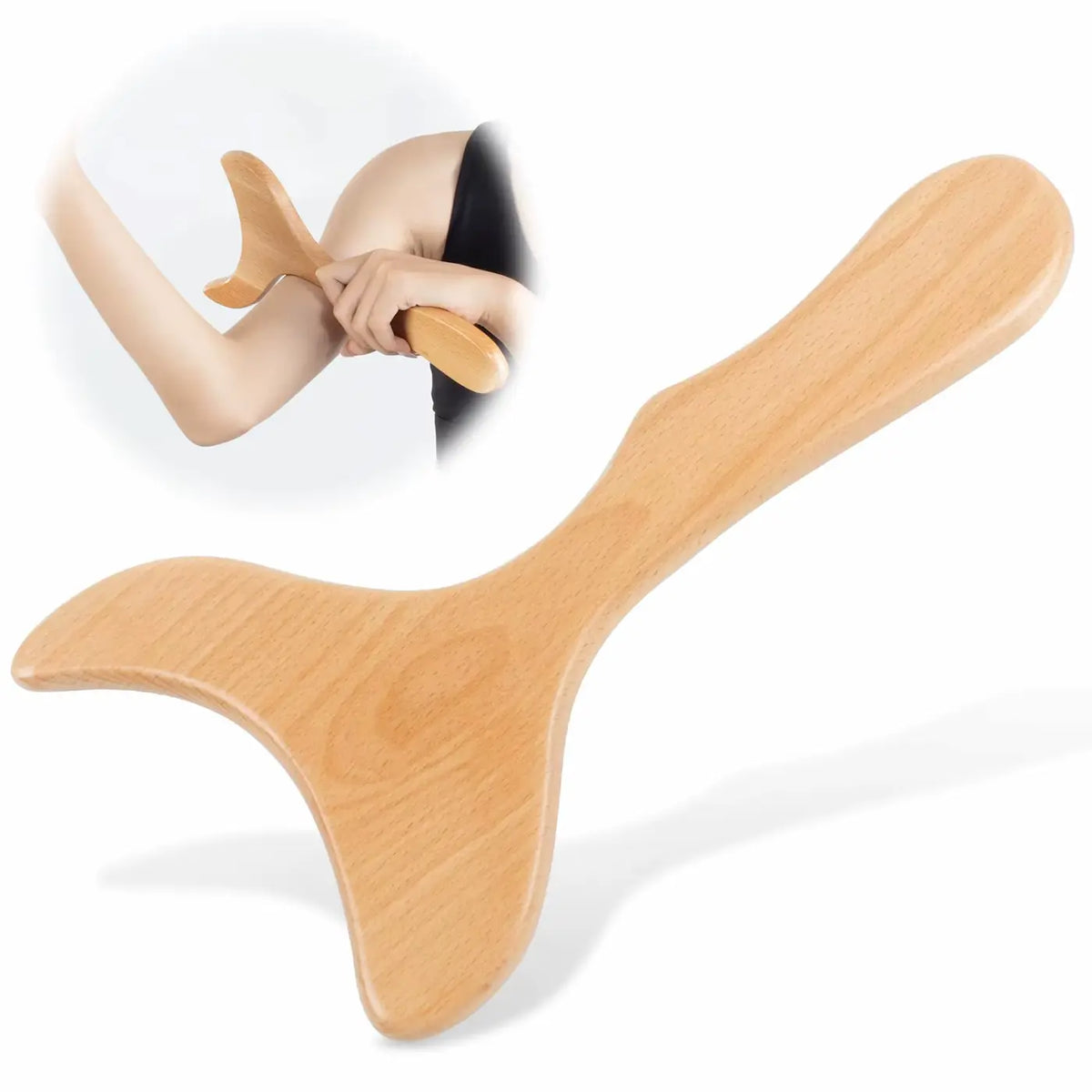 3-teiliges Massage-Set aus Holz