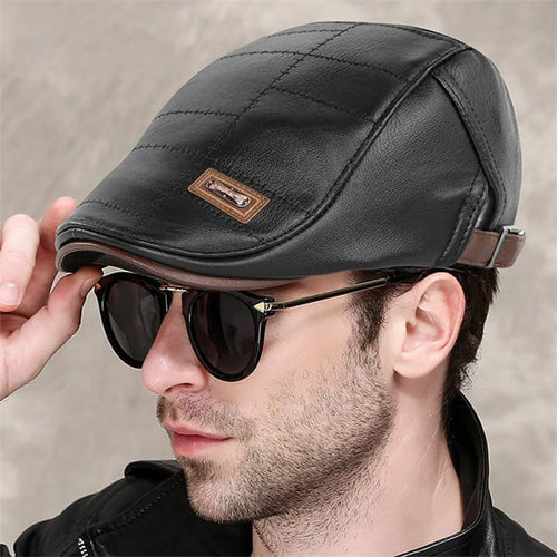 Barett aus Leder neue Mode