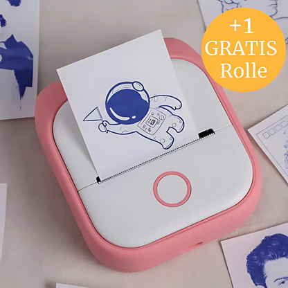 Tragbarer Mini-Thermodrucker für Notizen und Etiketten