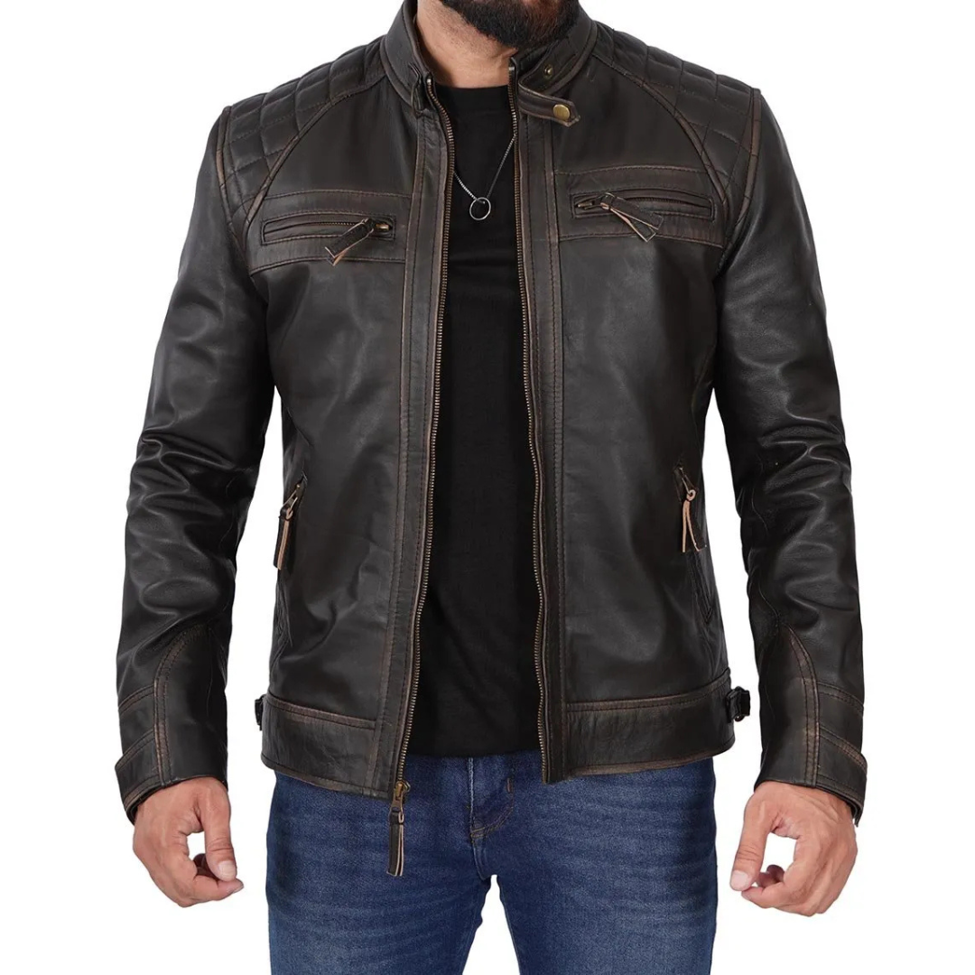 Herren Lederjacke