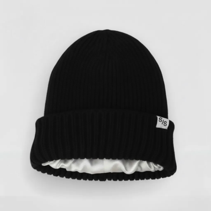 Thermobeanie aus Seide für den Winter