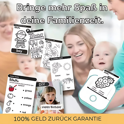 Tragbarer Mini-Thermodrucker für Notizen und Etiketten