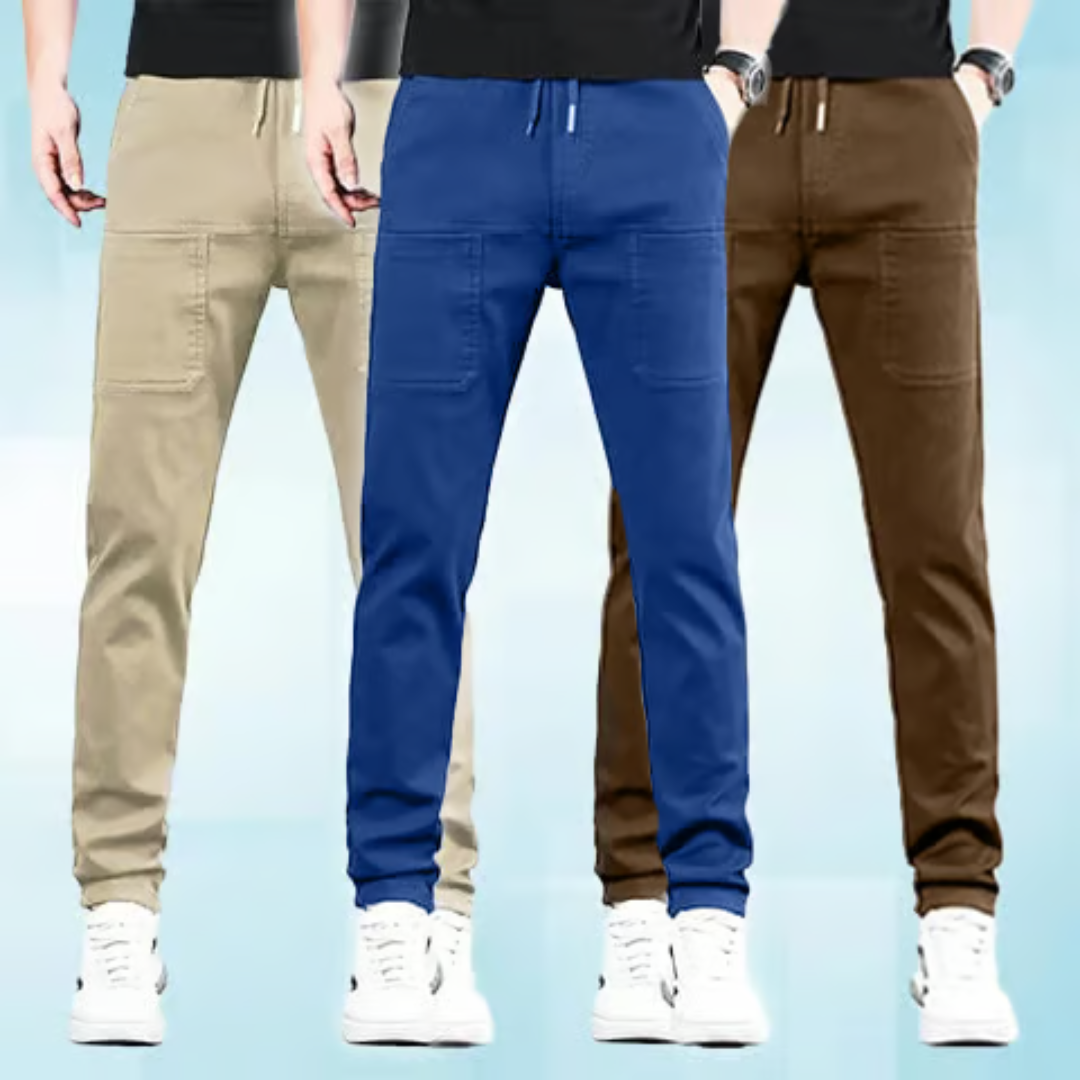 Multifunktionale Herren-Hose mit sportlich-elegantem Schnitt