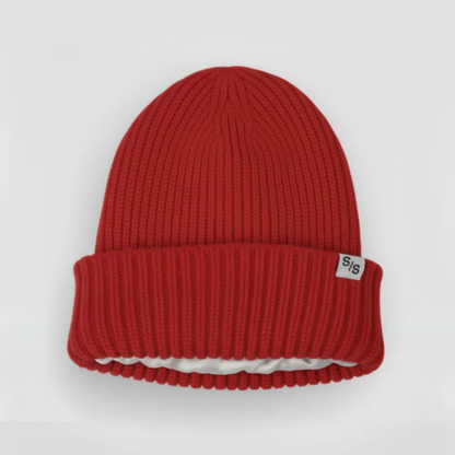 Thermobeanie aus Seide für den Winter