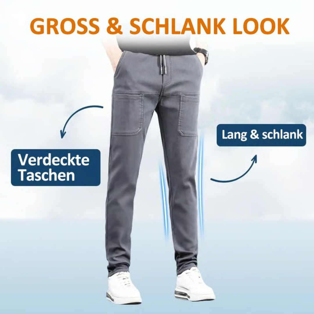 Multifunktionale Herren-Hose mit sportlich-elegantem Schnitt