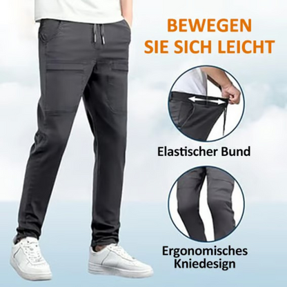 Multifunktionale Herren-Hose mit sportlich-elegantem Schnitt