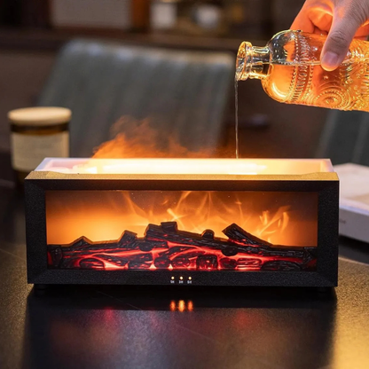 Dekorativer LED-Kamin