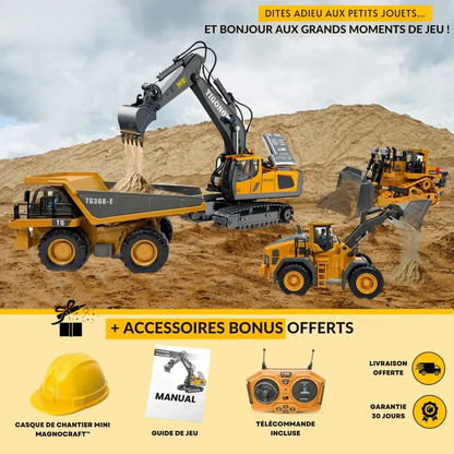 Realistische ferngesteuerte Baumaschine