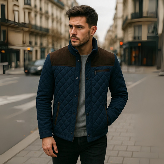 Elegante Herren-Steppjacke
