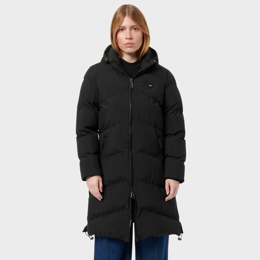 Lange beheizte Damenjacke