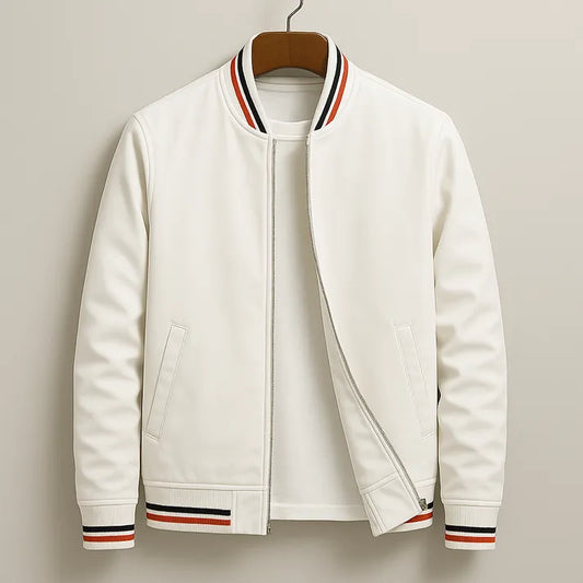 Bomberjacke mit Streifen