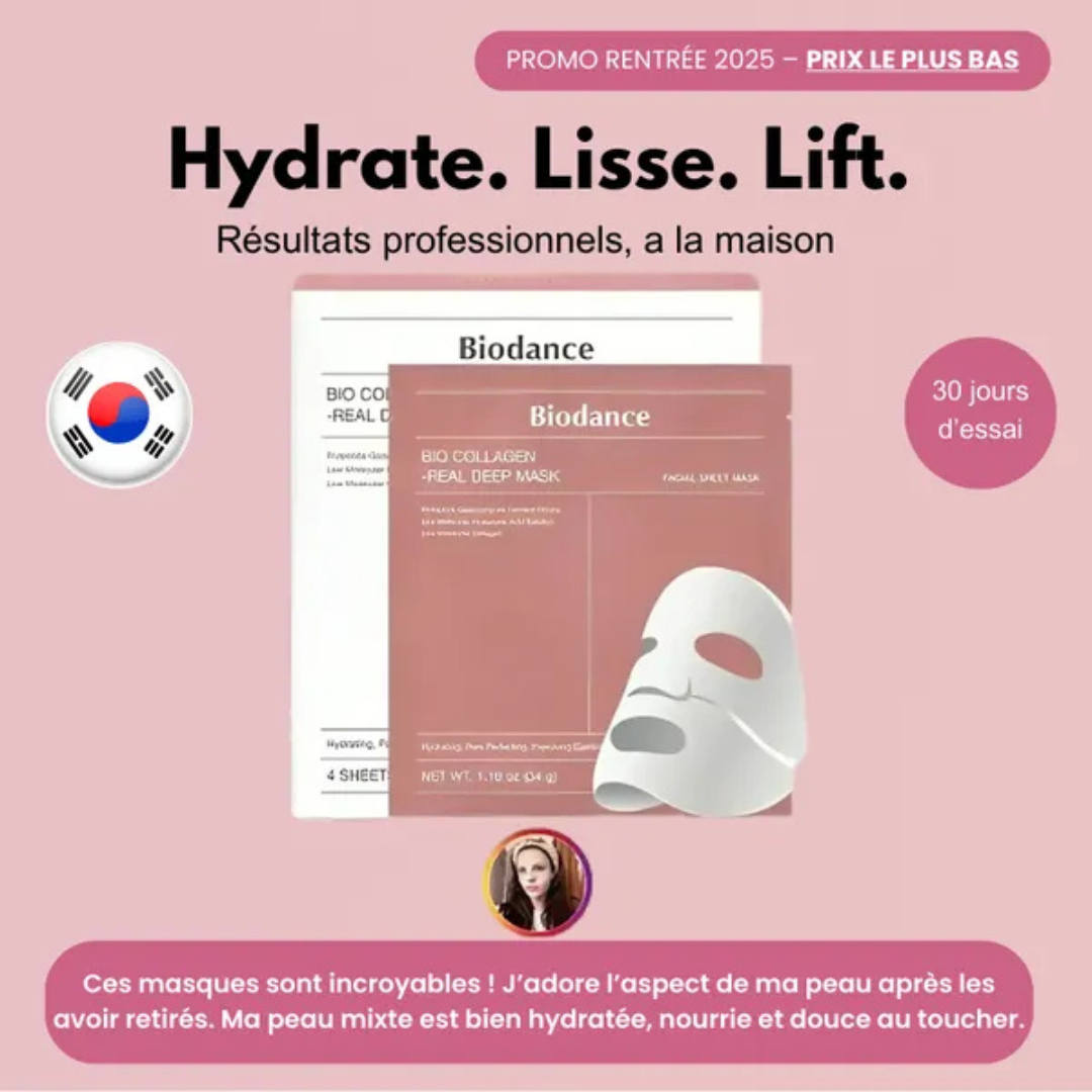 Kollagene Gesichtsmaske