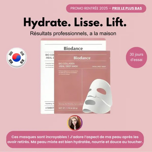 Kollagene Gesichtsmaske