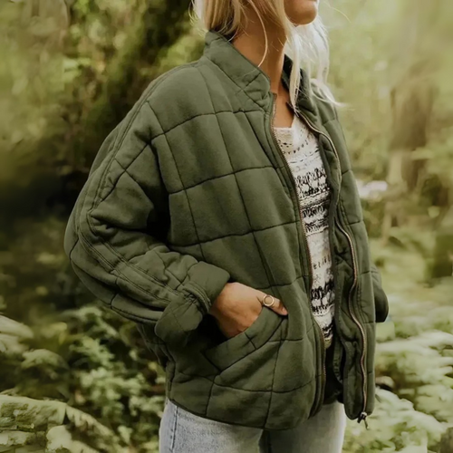 Gefütterte Oversize-Jacke Damen