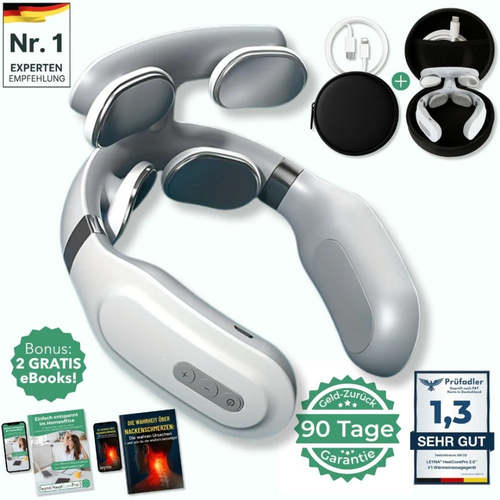 Schmerzlinderndes Gerät für Nacken und Schultern