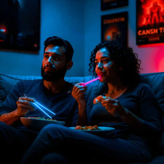 LED-Stäbchen für Sushi – Laserschwert-Edition