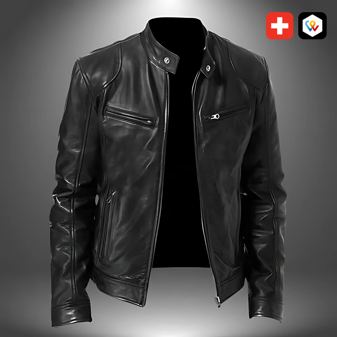 Handwerklich gefertigte Lederjacke für Männer