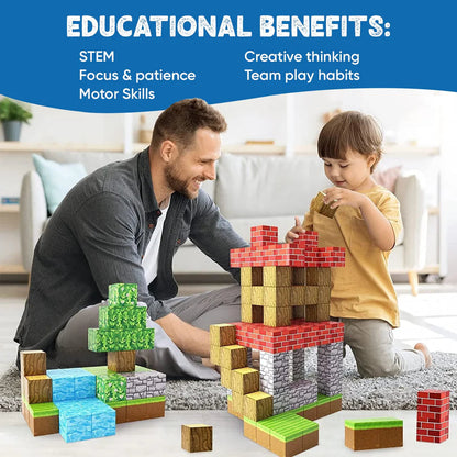 Venta™ STEM Learning Magnetic Building Blocks.