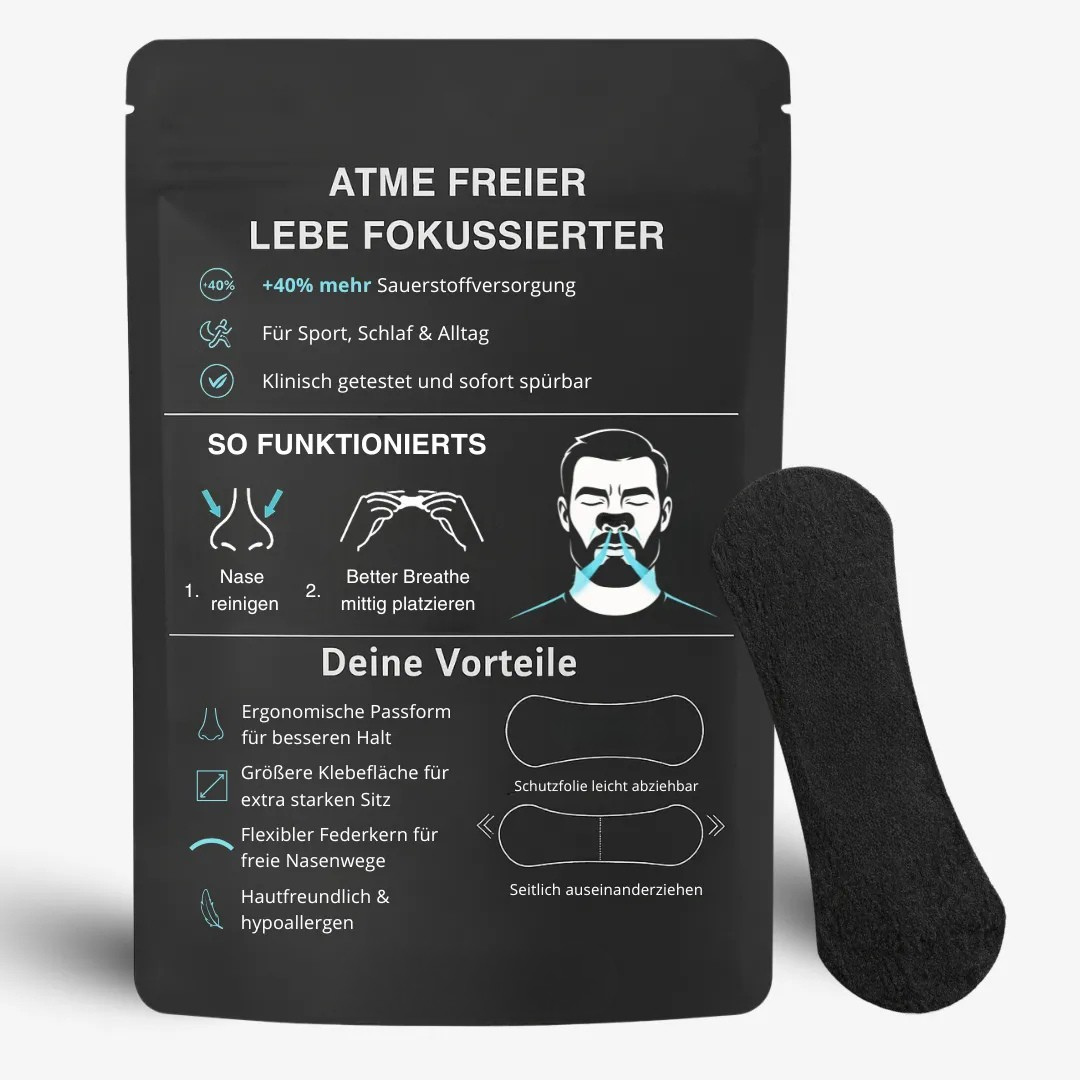 Nasale Atemstreifen